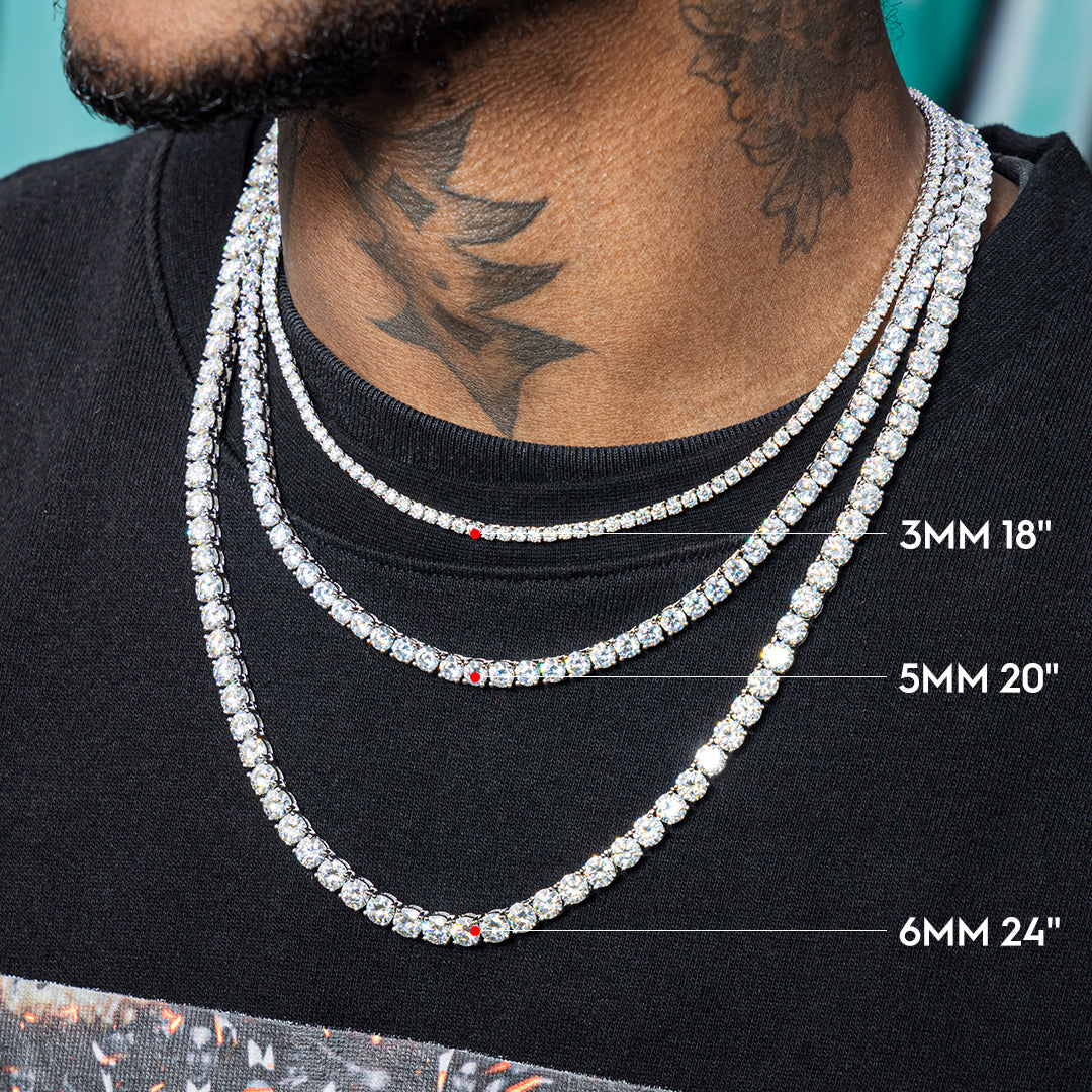 Moissanite Tennis Chain