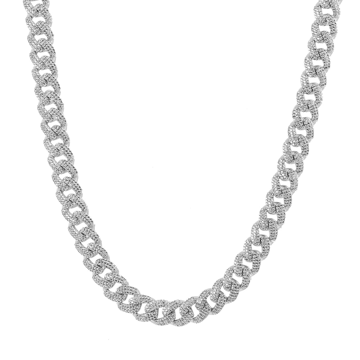 10 MM DIAMOND CUBAN LINK NECKLACE