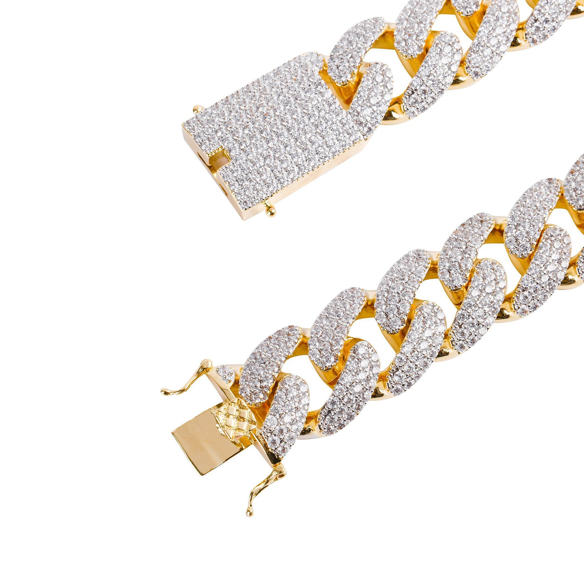 10 MM DIAMOND CUBAN LINK NECKLACE