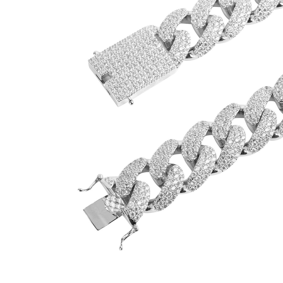 10 MM DIAMOND CUBAN LINK NECKLACE
