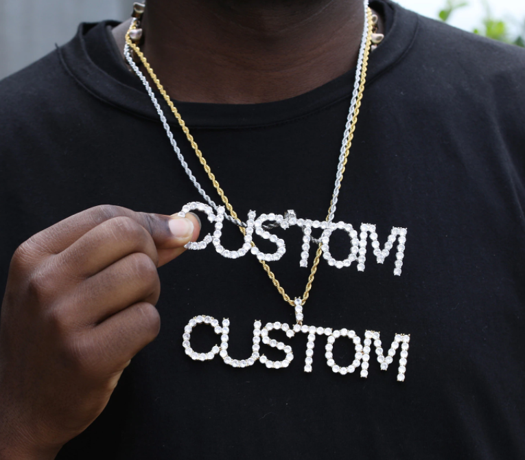 CUSTOMIZED DIAMOND NAME NECKLACE