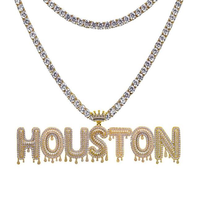 CUSTOM CROWN NAME NECKLACE