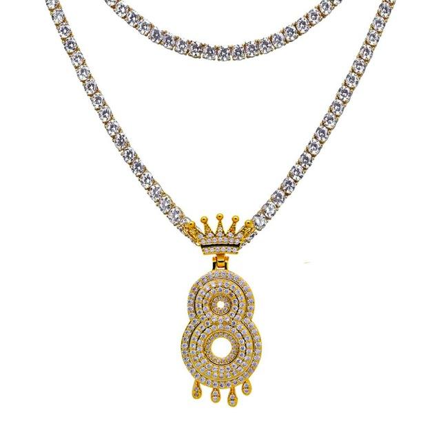 CUSTOM CROWN NAME NECKLACE
