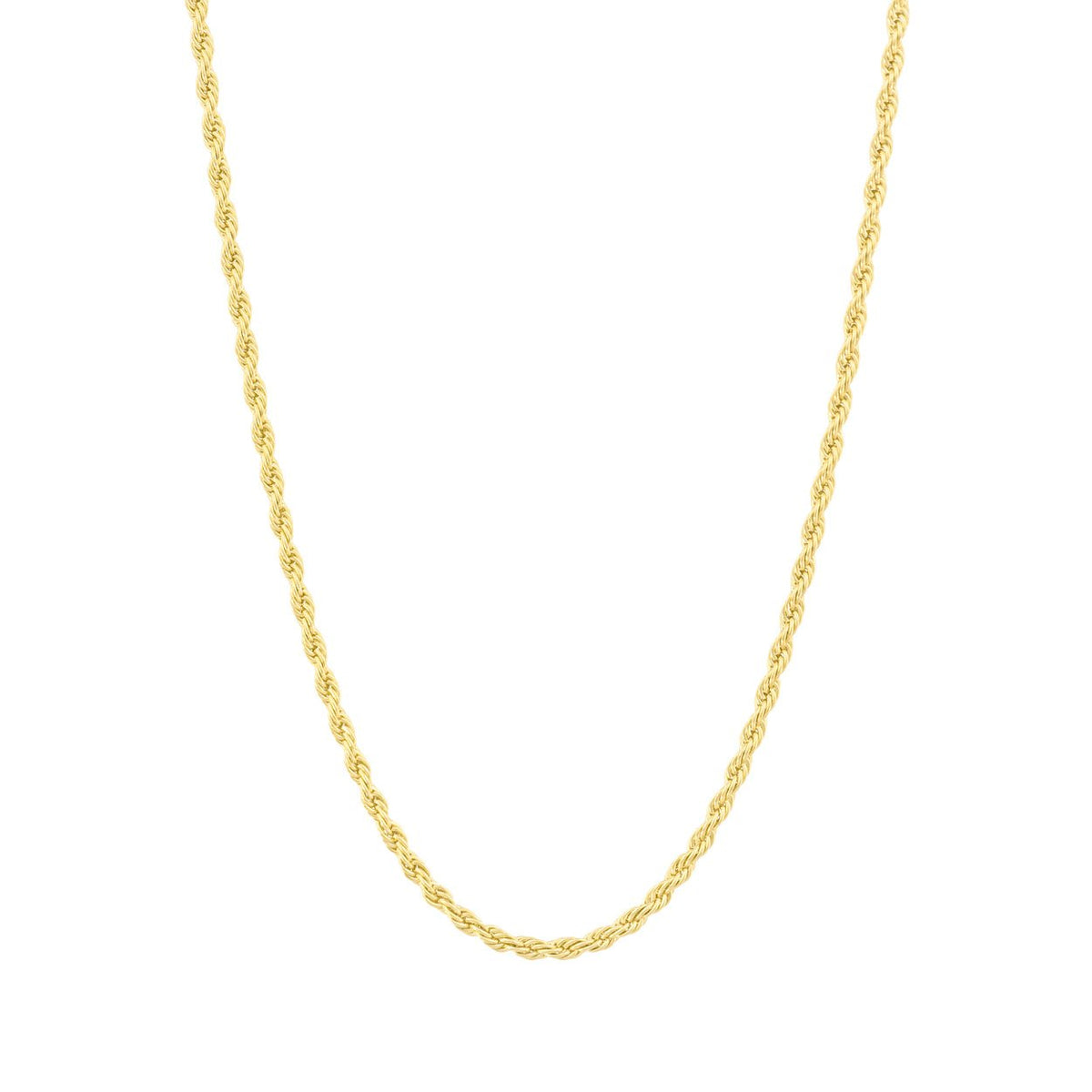 ROPE CHAIN IN YELLOW GOLD (2MM)