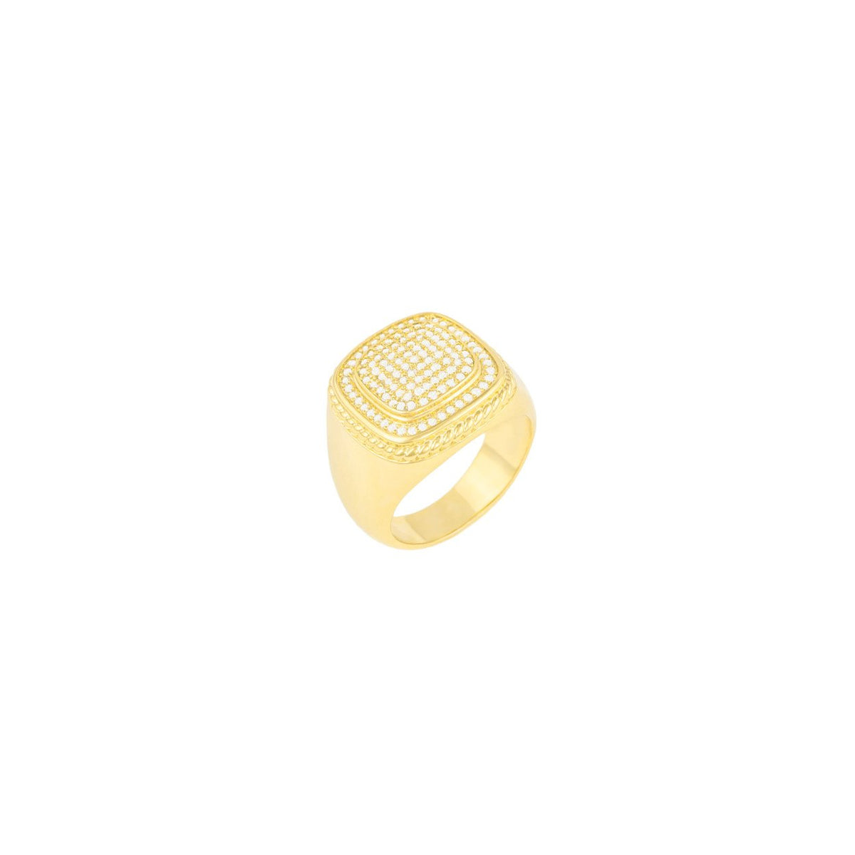 DIAMOND RING IN YELLOW GOLD