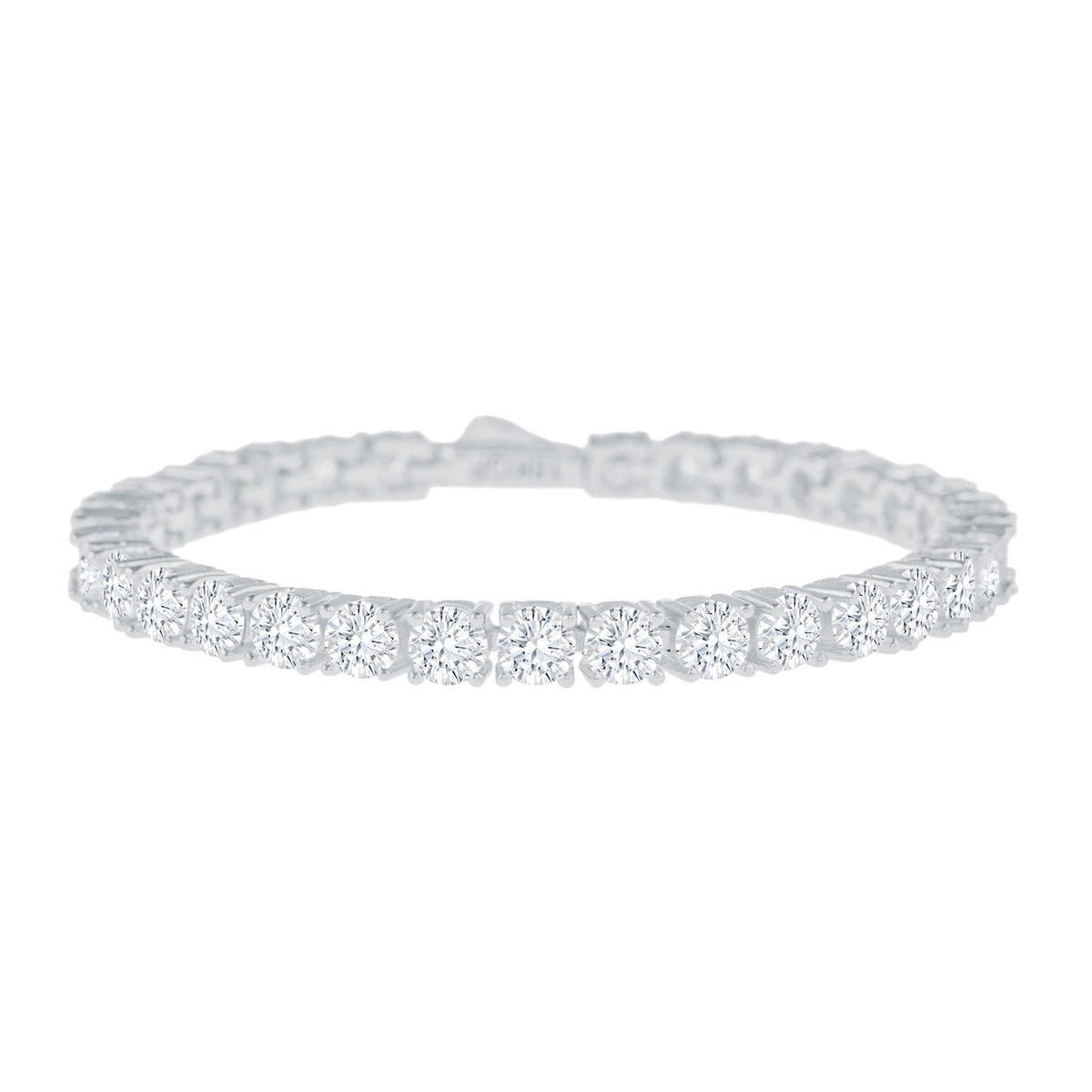 DIAMOND TENNIS BRACELET IN WHITE GOLD (5MM)