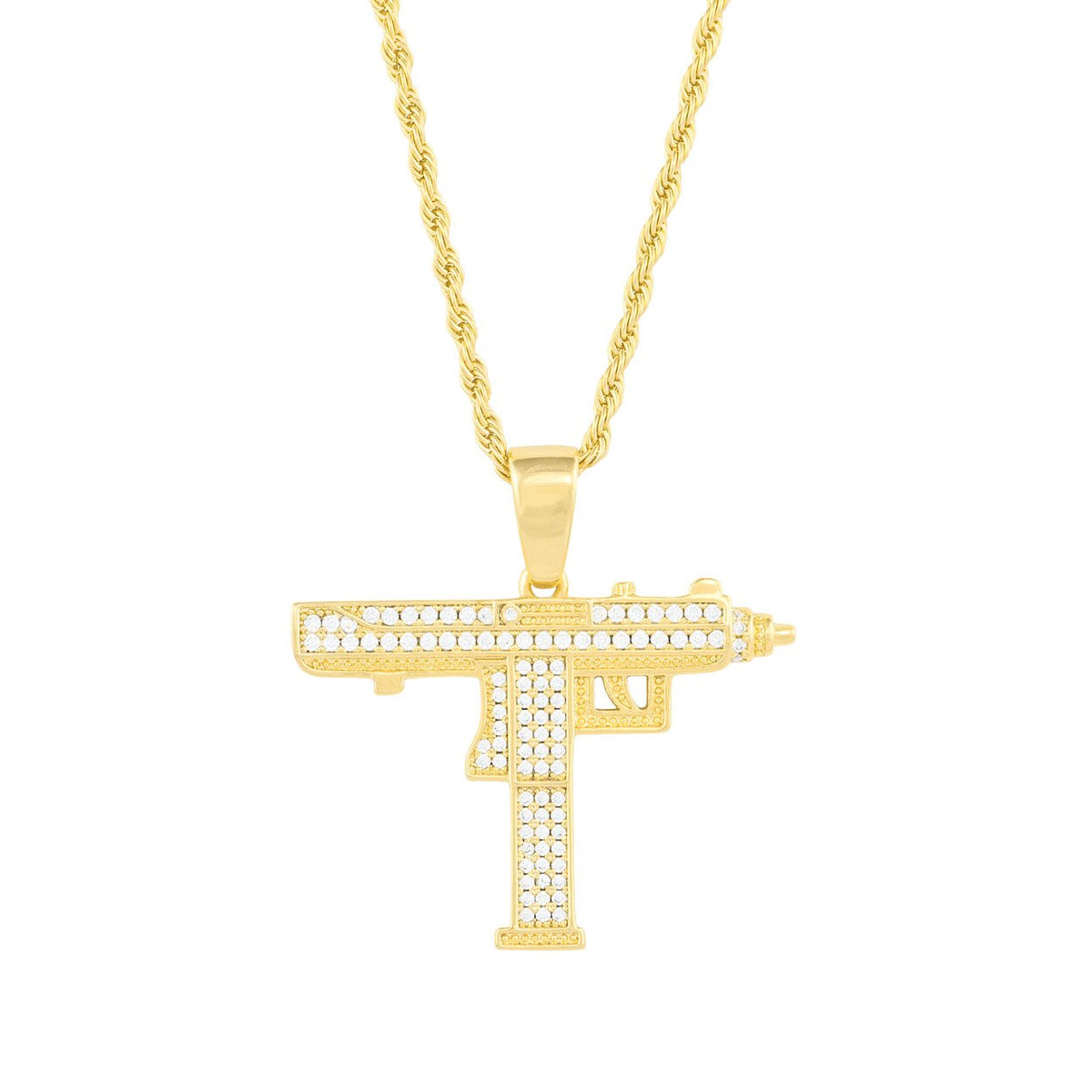MICRO DIAMOND UZI NECKLACE