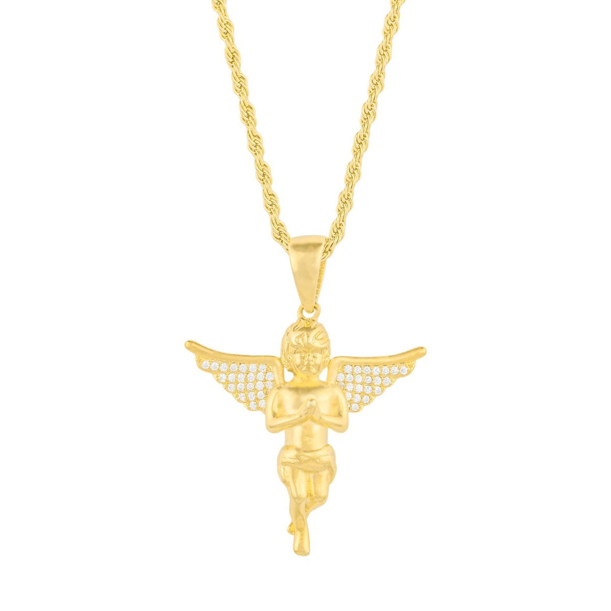 MICRO ANGEL PENDANT (PARTIALLY ICED)