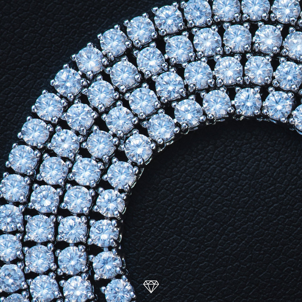DIAMOND TENNIS CHAIN IN WHITE GOLD (3MM)