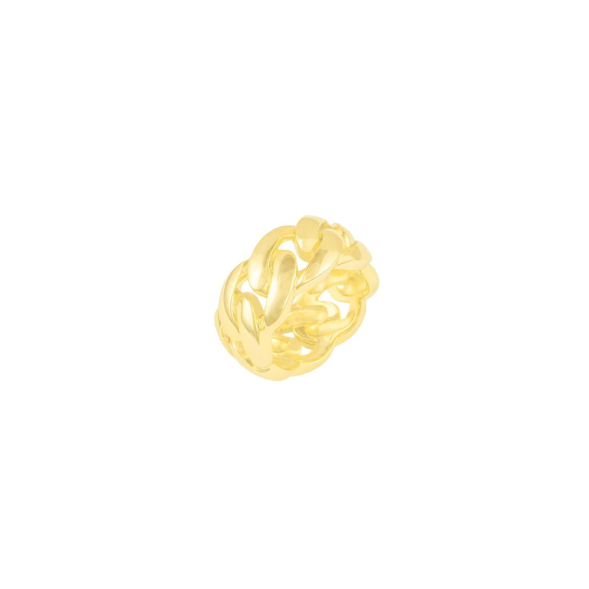 CUBAN RING IN YELLOW GOLD
