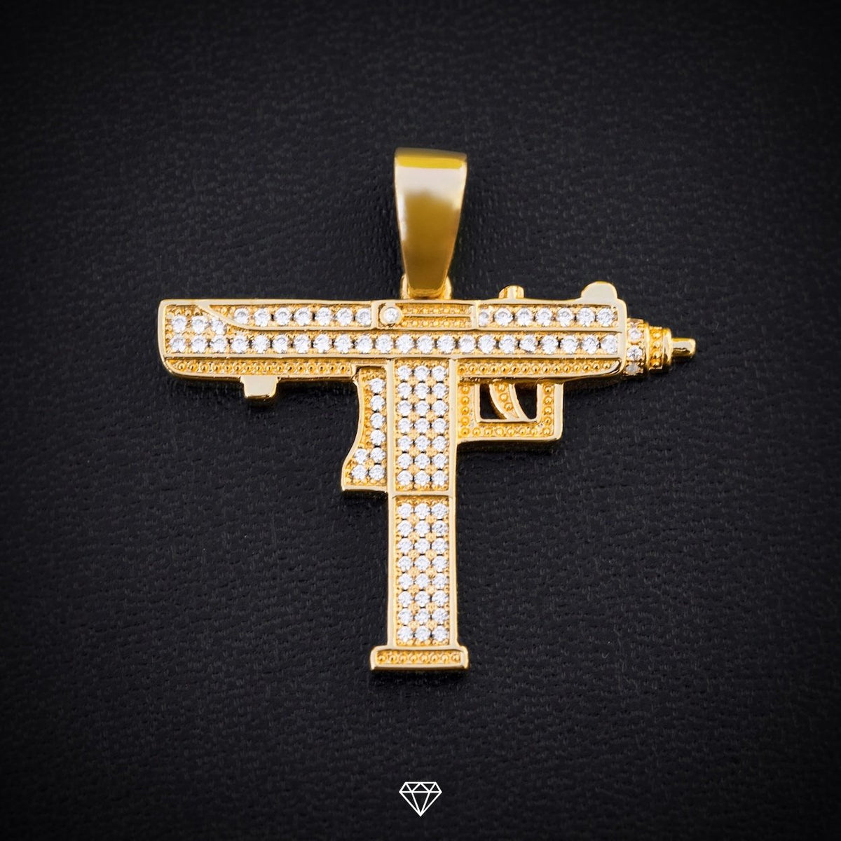 MICRO DIAMOND UZI NECKLACE