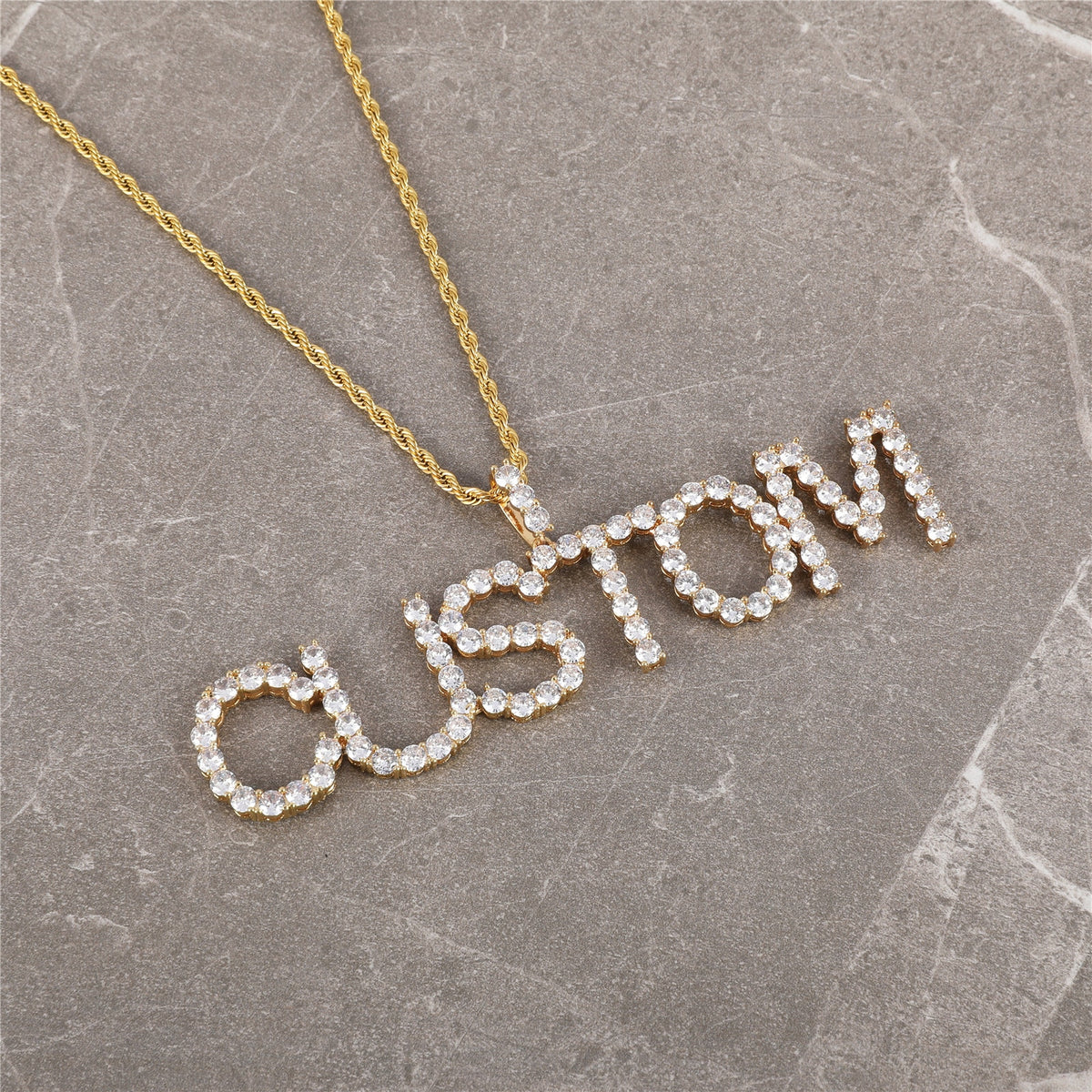 CUSTOMIZED DIAMOND NAME NECKLACE