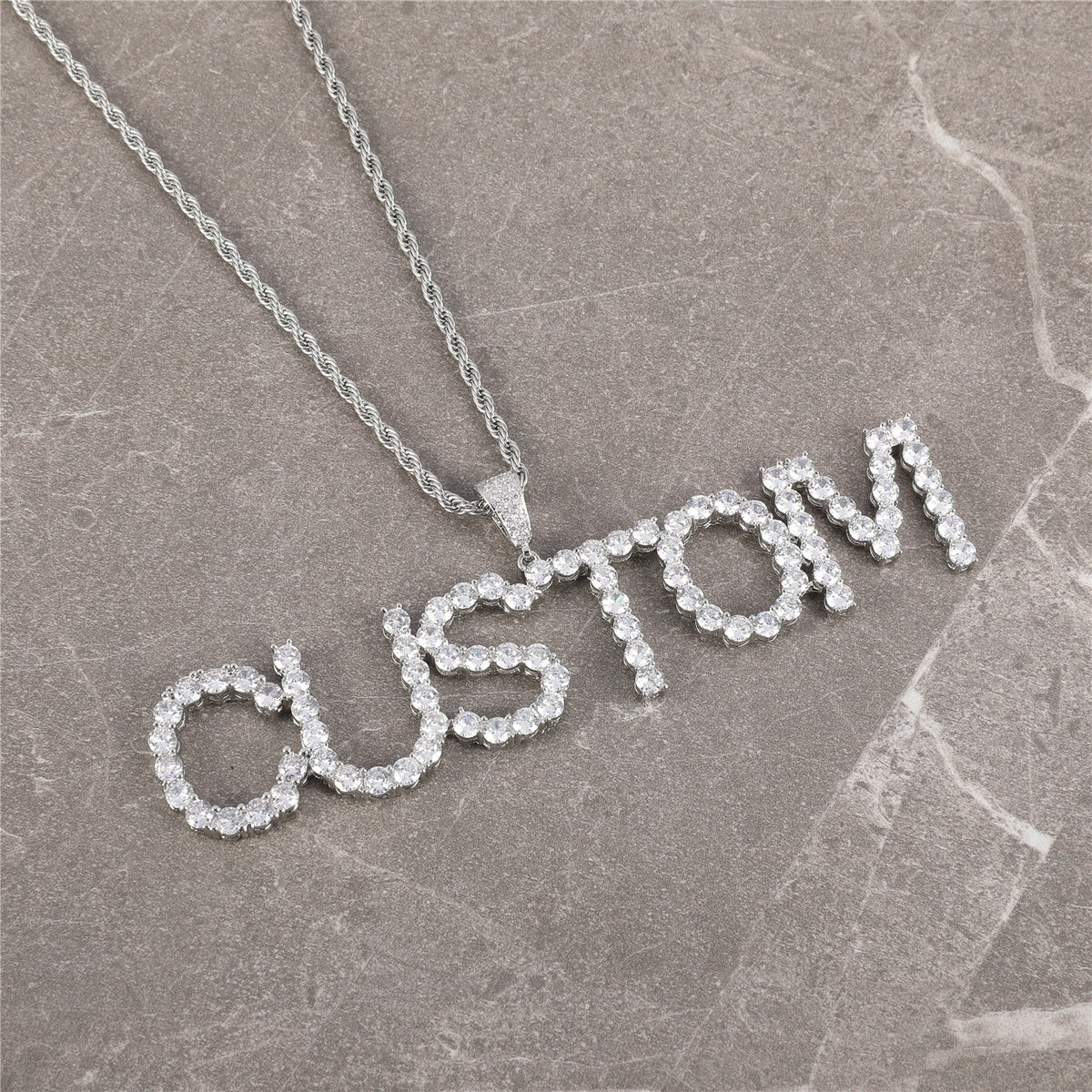 CUSTOMIZED DIAMOND NAME NECKLACE