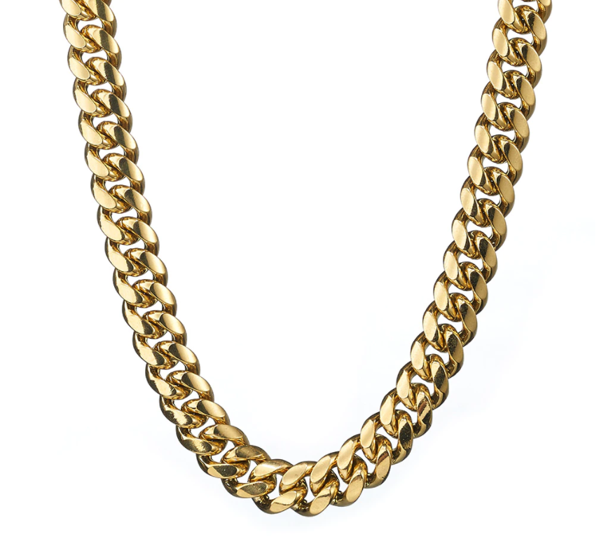 CUBAN CHAIN IN YELLOW GOLD