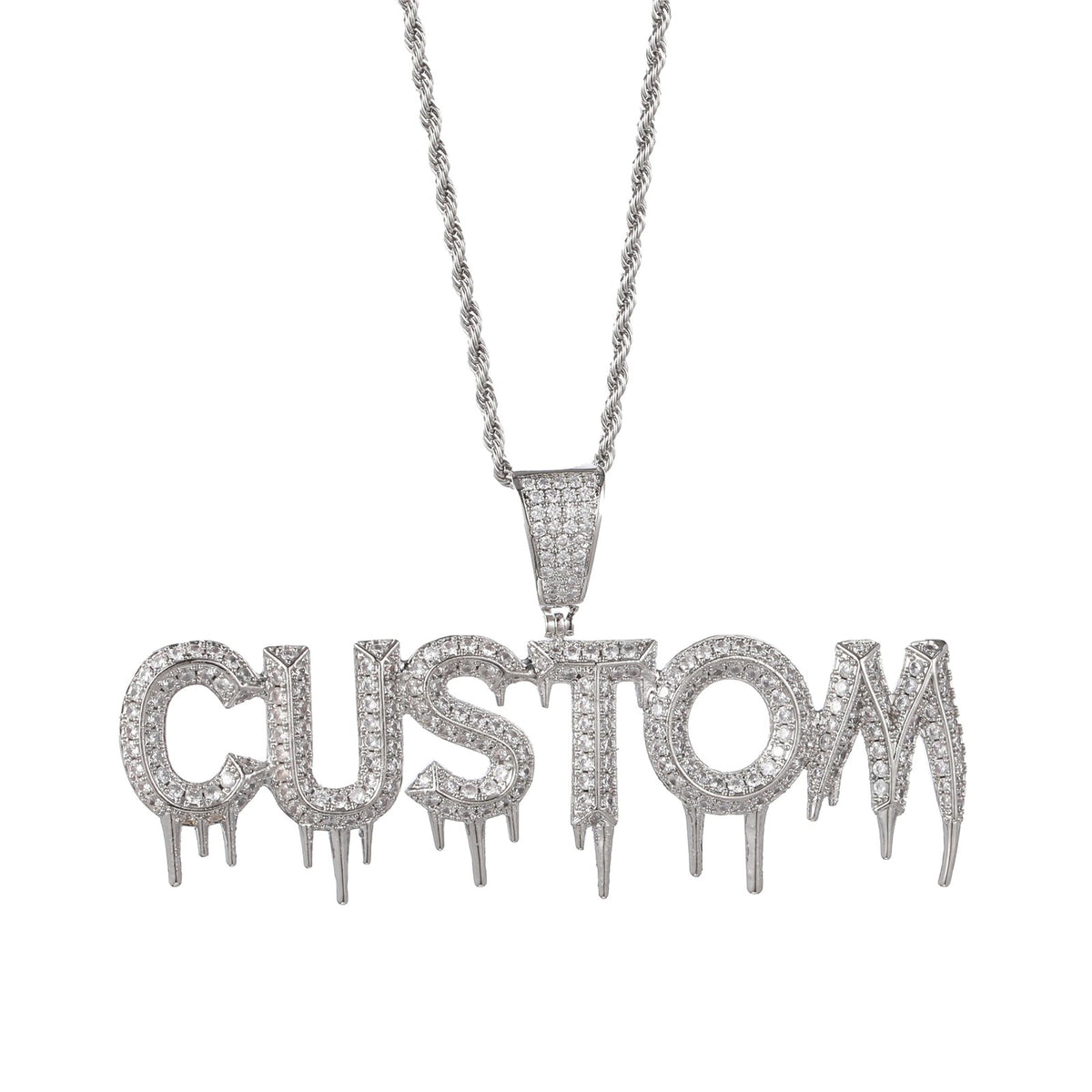 CUSTOM DRIP NAME NECKLACE