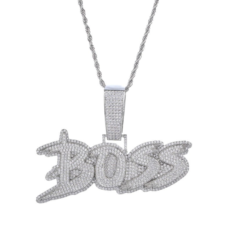 CUSTOM PAVED NAME NECKLACE