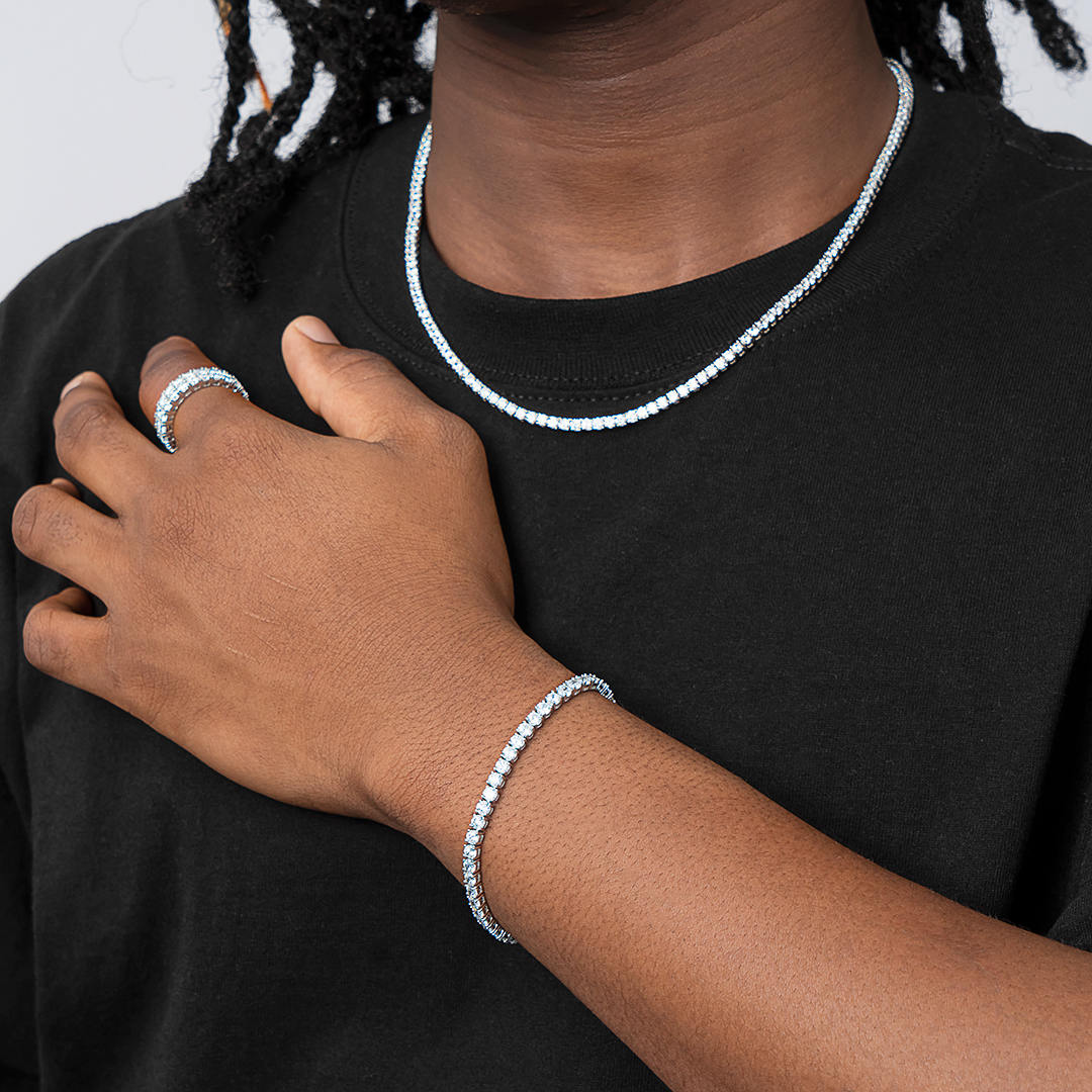 Moissanite Tennis Chain