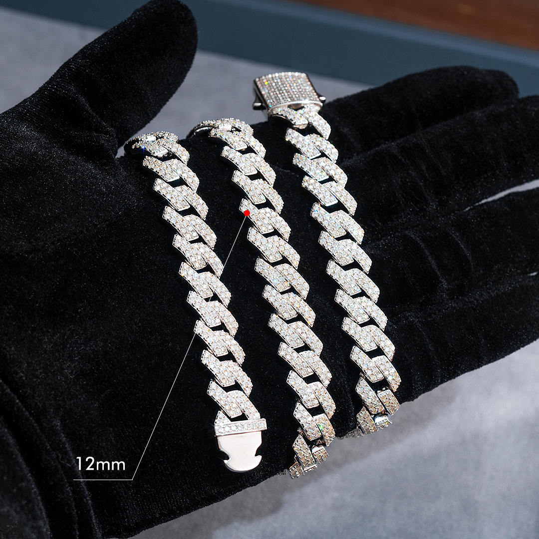 Moissanite Cuban Chains