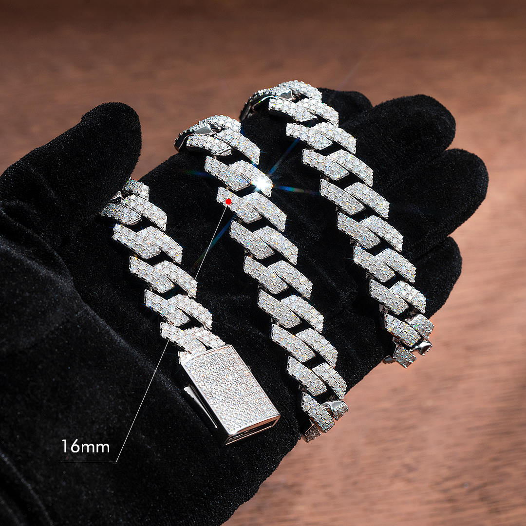 Moissanite Cuban Chains