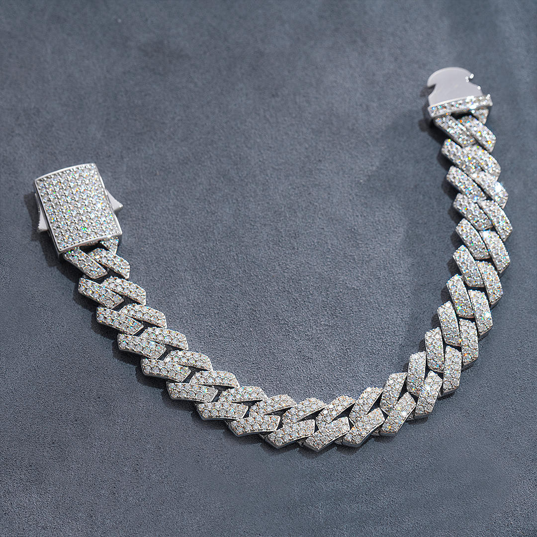 Moissanite Cuban Chains