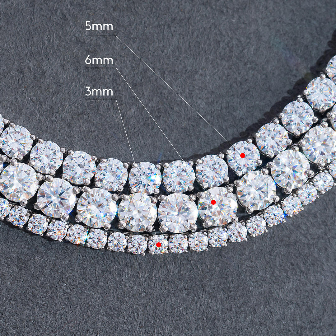 Moissanite Tennis Chain