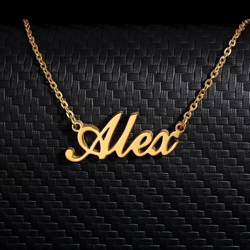 CUSTOM GOLD NAME NECKLACE
