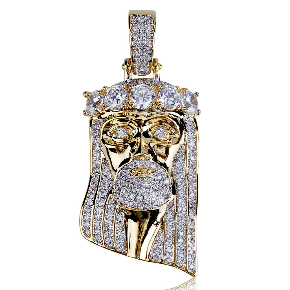 JESUS PENDANT (PARTIALLY ICED)