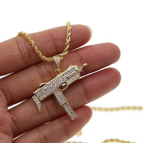 MICRO DIAMOND UZI NECKLACE