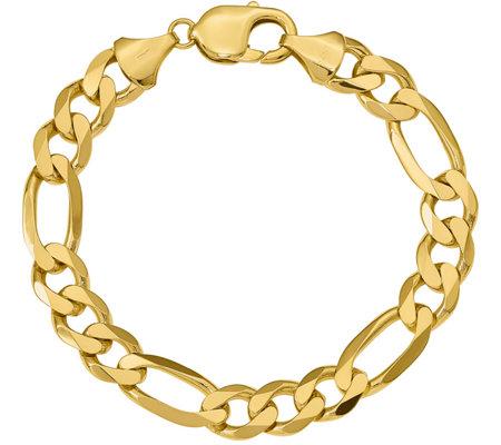 GOLD FIGARO BRACELET