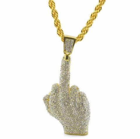 MICRO DIAMOND MF NECKLACE