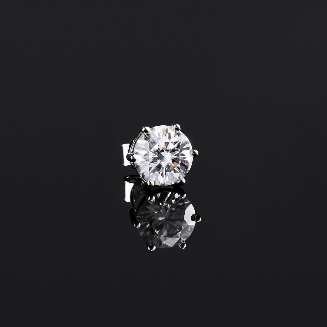 Moissanite Gold Earrings