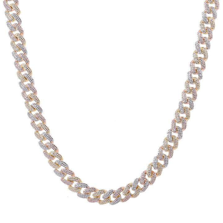 10 MM DIAMOND CUBAN LINK NECKLACE